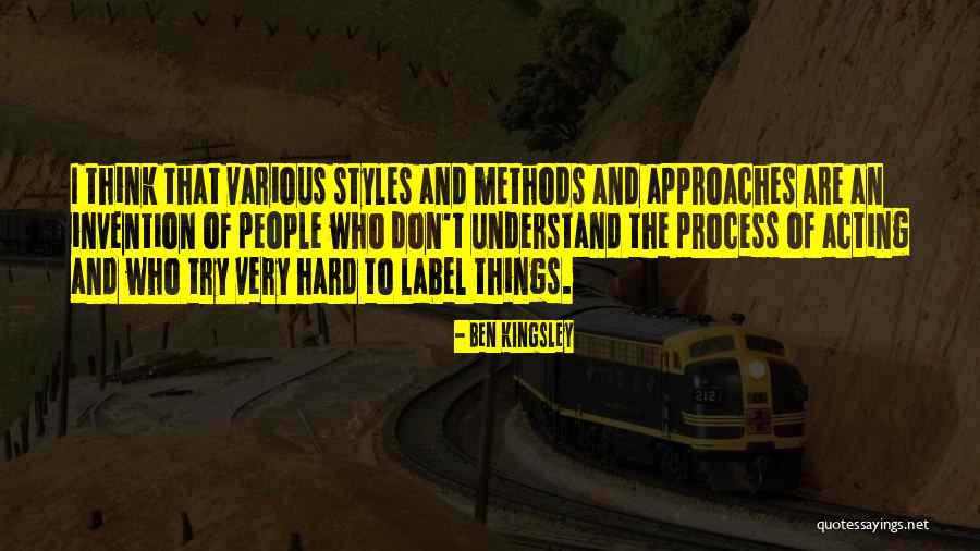 Van Trees Quotes By Ben Kingsley Van Trees Quotes By Ben Kingsley