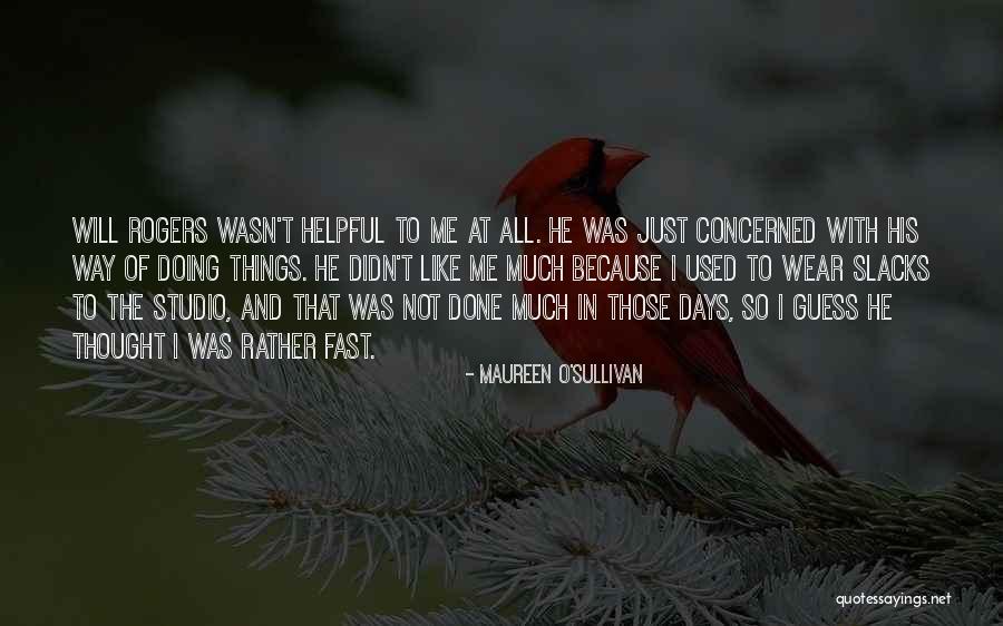 Van Weelden Amplification Quotes By Maureen O'Sullivan Van Weelden Amplification Quotes By Maureen O'Sullivan