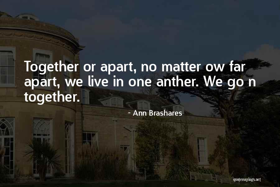 Vanblaricome Quotes By Ann Brashares Vanblaricome Quotes By Ann Brashares