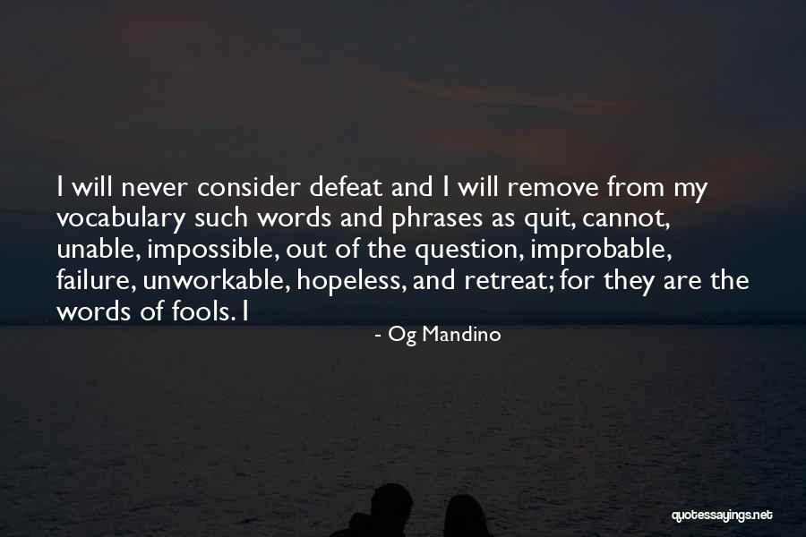 Vance Muse Quotes By Og Mandino Vance Muse Quotes By Og Mandino