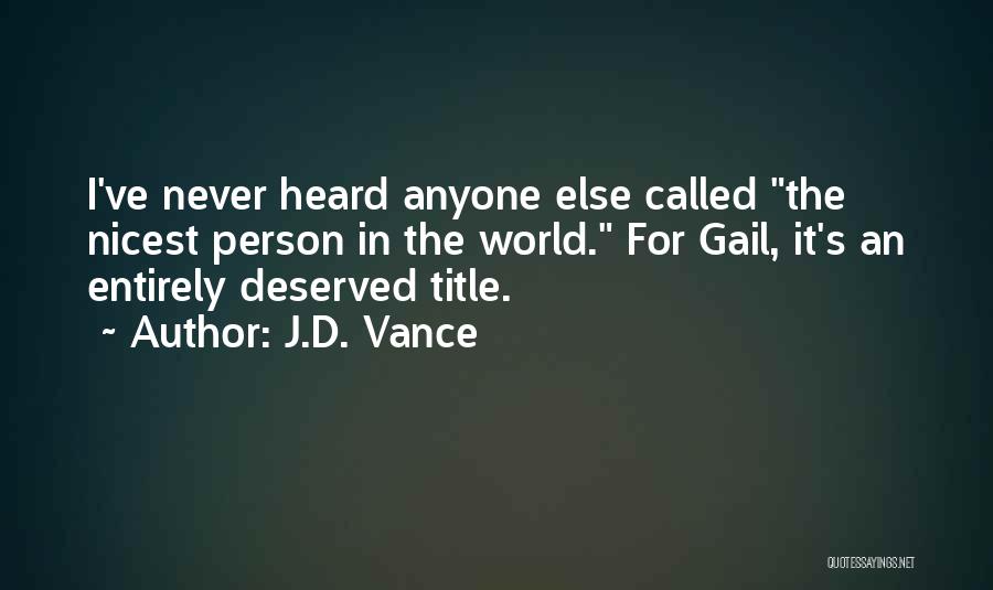 Vance Quotes By J.D. Vance