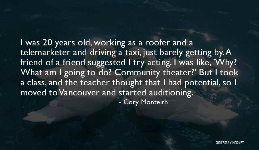 Vancouver Quotes By Cory Monteith