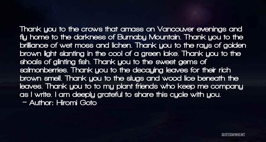 Vancouver Quotes By Hiromi Goto