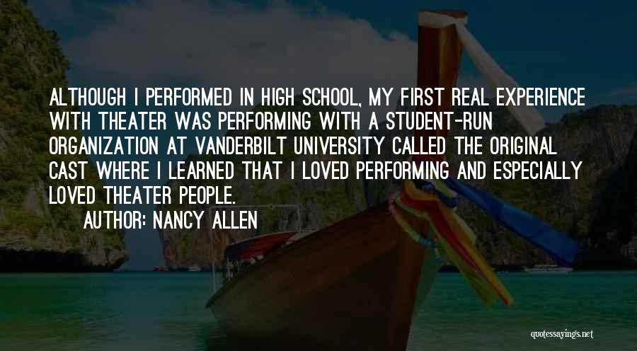 Vanderbilt University Quotes By Nancy Allen