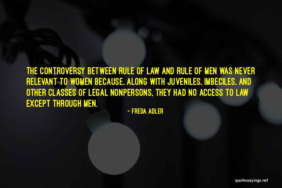 Vandersmissen Guy Quotes By Freda Adler Vandersmissen Guy Quotes By Freda Adler