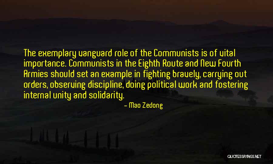 Vanguard Quotes By Mao Zedong