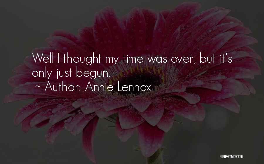 Vanhart Villa Quotes By Annie Lennox