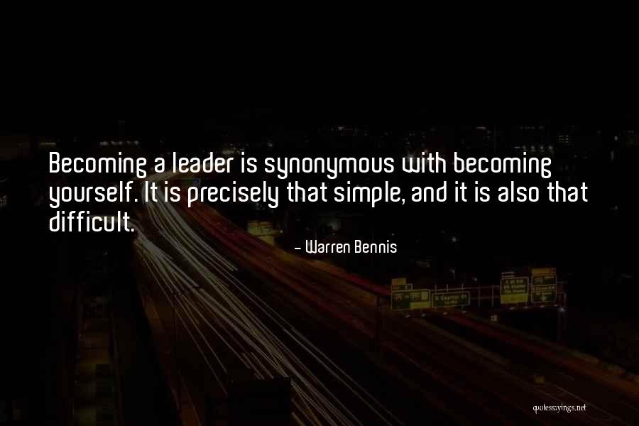 Vaniglia E Quotes By Warren Bennis