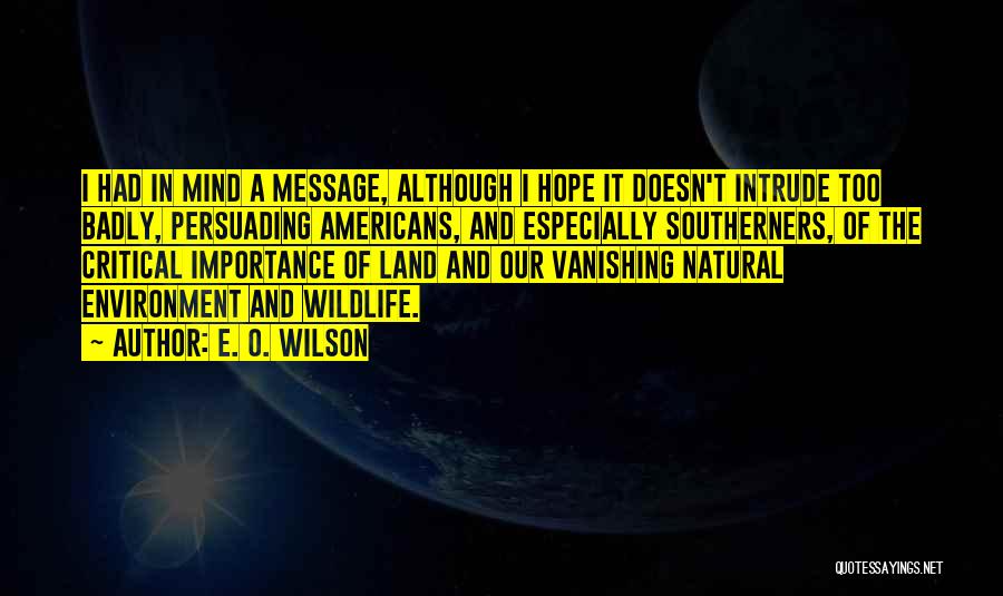 Vanishing Quotes By E. O. Wilson