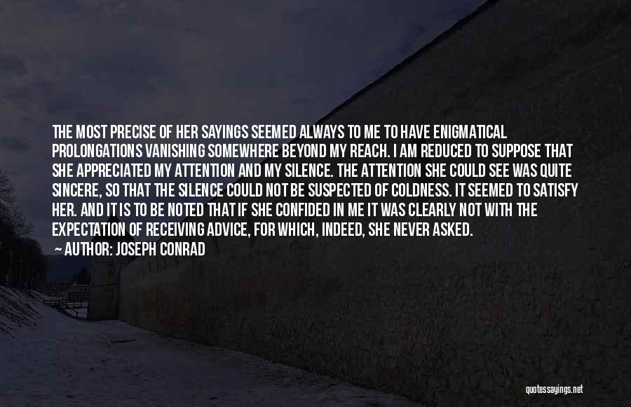 Vanishing Quotes By Joseph Conrad