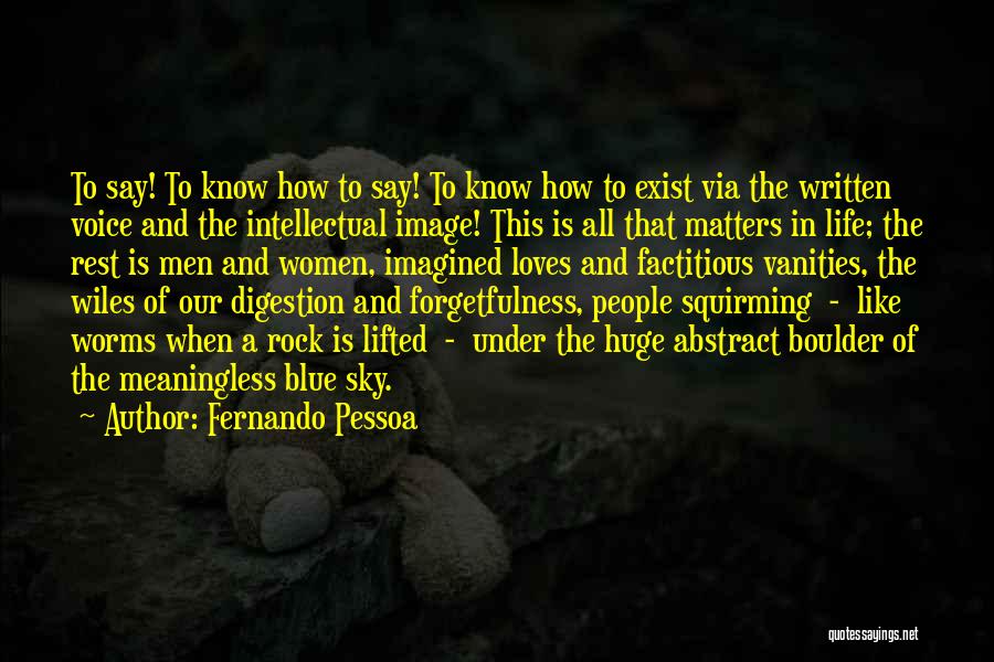 Vanities Quotes By Fernando Pessoa
