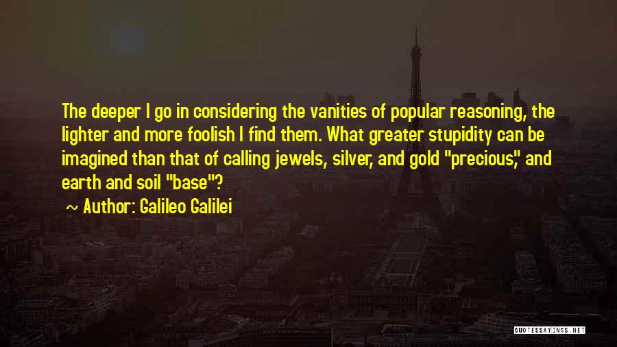 Vanities Quotes By Galileo Galilei