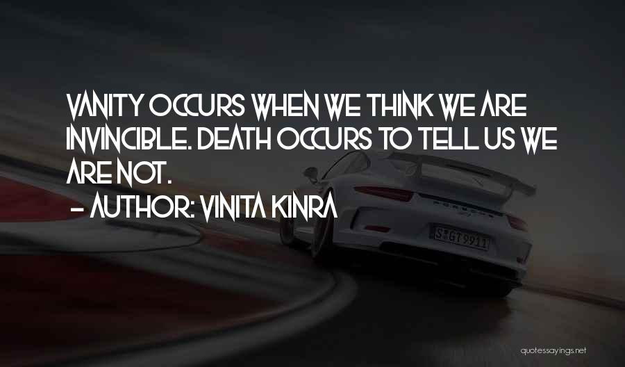 Vanity Quotes Quotes By Vinita Kinra