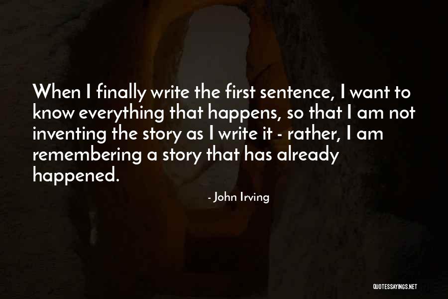 Vanoy Scott Quotes By John Irving