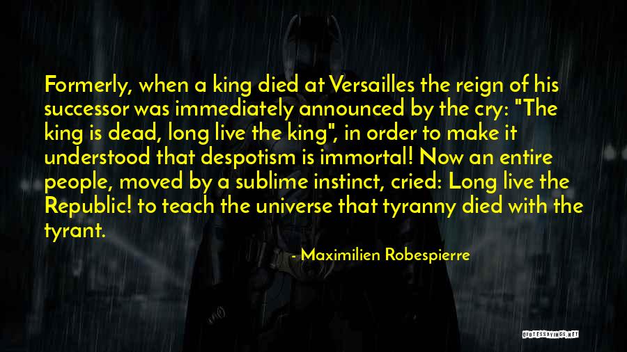 Vanucci Tr Quotes By Maximilien Robespierre