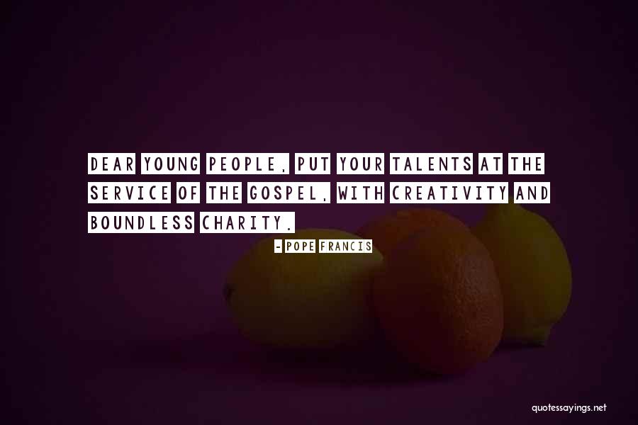 Vanucci Tr Quotes By Pope Francis