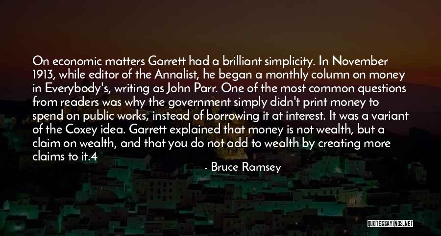 Variant Quotes By Bruce Ramsey