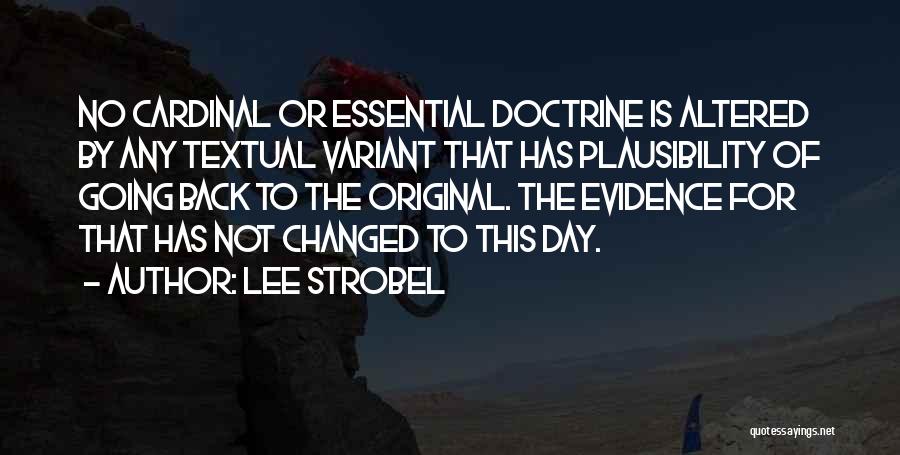 Variant Quotes By Lee Strobel