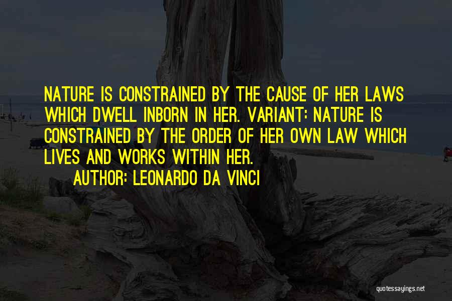 Variant Quotes By Leonardo Da Vinci