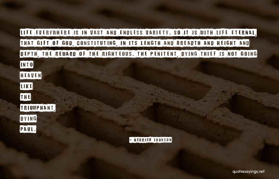 Variety In Life Quotes By Herrick Johnson Variety In Life Quotes By Herrick Johnson