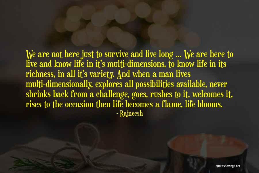 Variety In Life Quotes By Rajneesh Variety In Life Quotes By Rajneesh