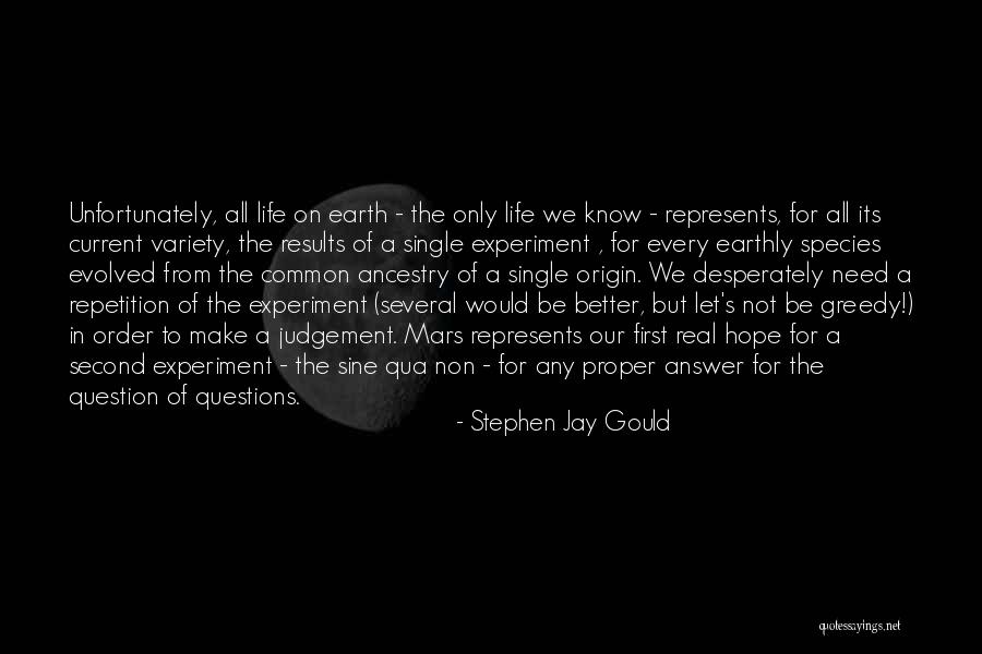 Variety In Life Quotes By Stephen Jay Gould