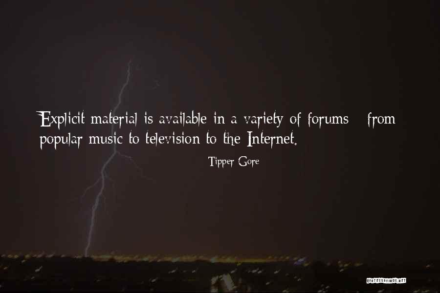 Variety Of Music Quotes By Tipper Gore Variety Of Music Quotes By Tipper Gore