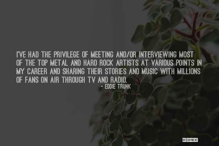 Various Artists Quotes By Eddie Trunk Various Artists Quotes By Eddie Trunk