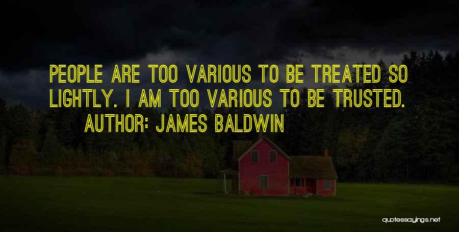 Various Sad Quotes By James Baldwin