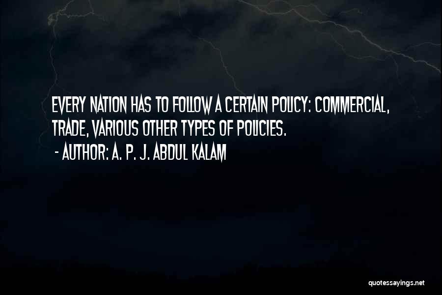 Various Types Of Quotes By A. P. J. Abdul Kalam