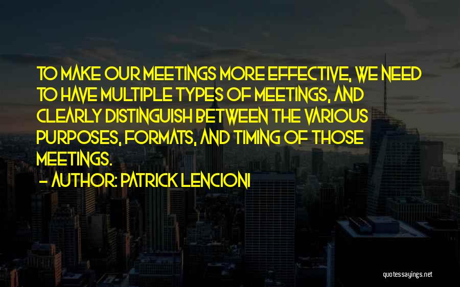 Various Types Of Quotes By Patrick Lencioni