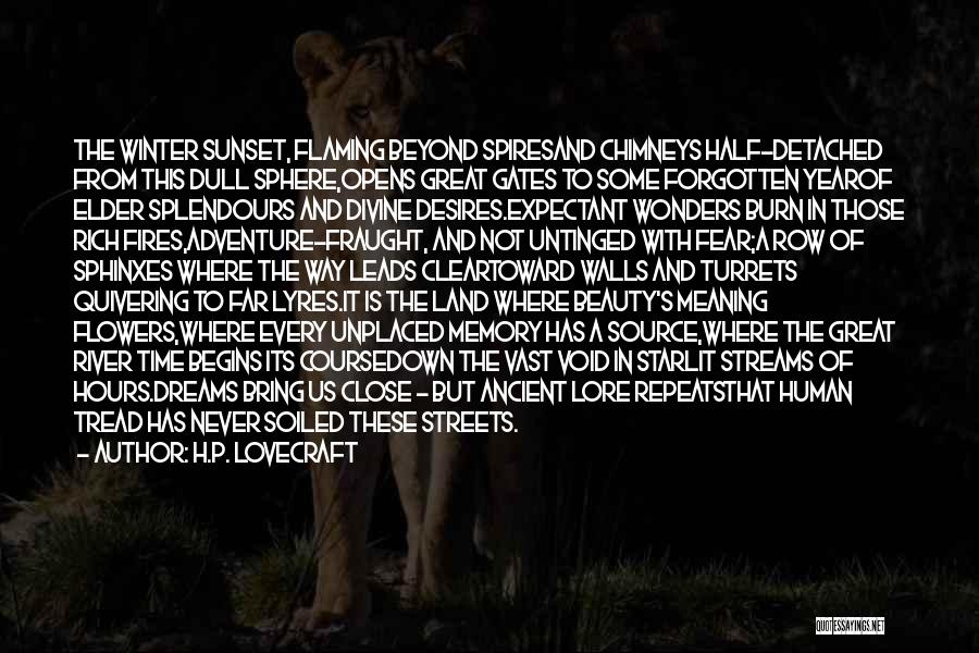 Vast Land Quotes By H.P. Lovecraft