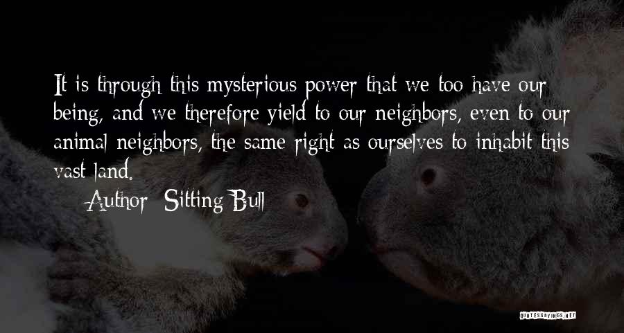 Vast Land Quotes By Sitting Bull