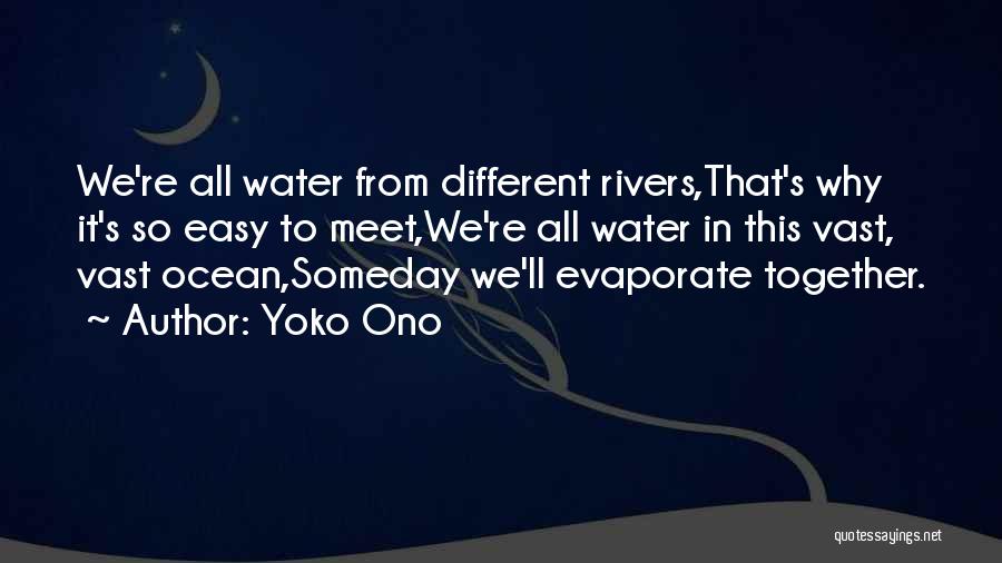 Vast Ocean Quotes By Yoko Ono
