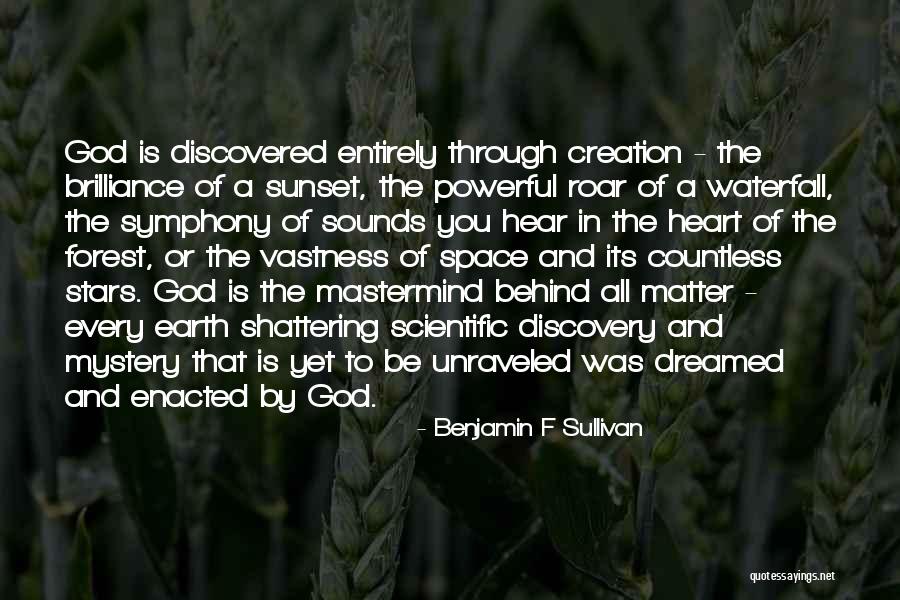 Vastness Of Space Quotes By Benjamin F Sullivan Vastness Of Space Quotes By Benjamin F Sullivan