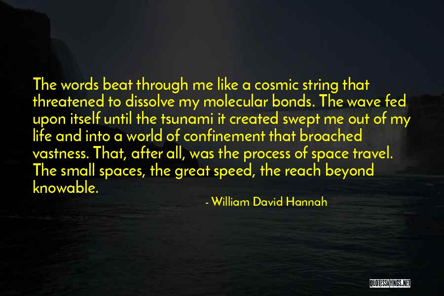 Vastness Of Space Quotes By William David Hannah Vastness Of Space Quotes By William David Hannah
