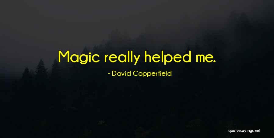 Vasudha Kendra Quotes By David Copperfield