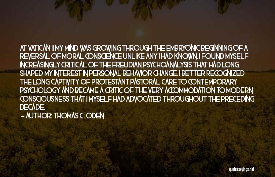 Vatican Ii Quotes By Thomas C. Oden