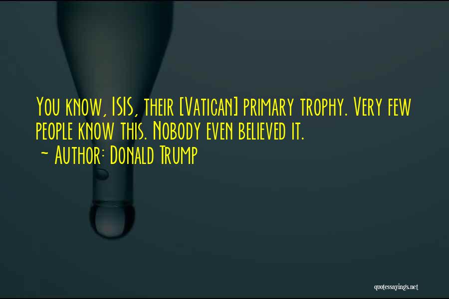 Vatican Quotes By Donald Trump