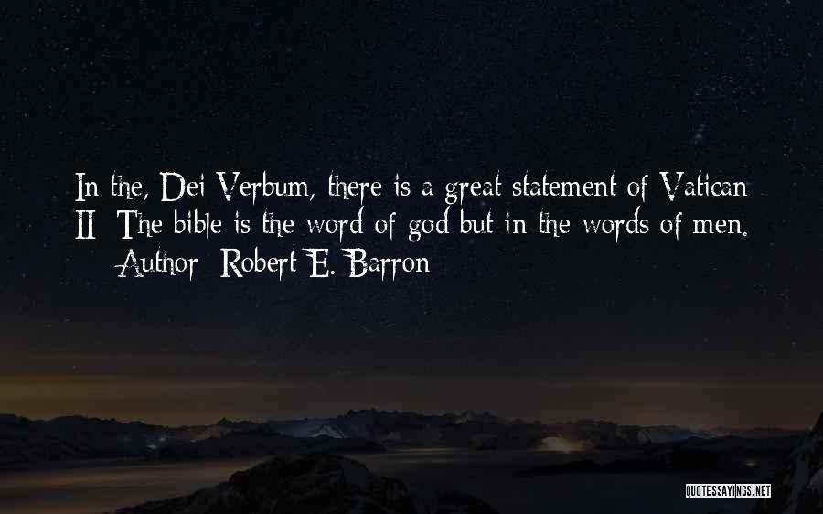 Vatican Quotes By Robert E. Barron