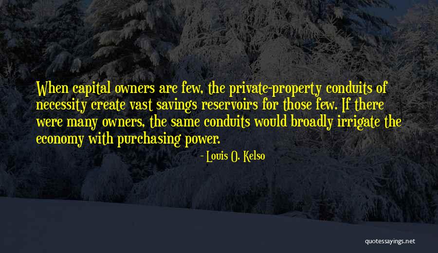 Vavro Co Quotes By Louis O. Kelso Vavro Co Quotes By Louis O. Kelso