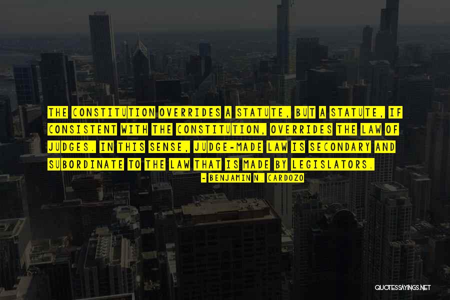 Vedana Ninh Quotes By Benjamin N. Cardozo Vedana Ninh Quotes By Benjamin N. Cardozo