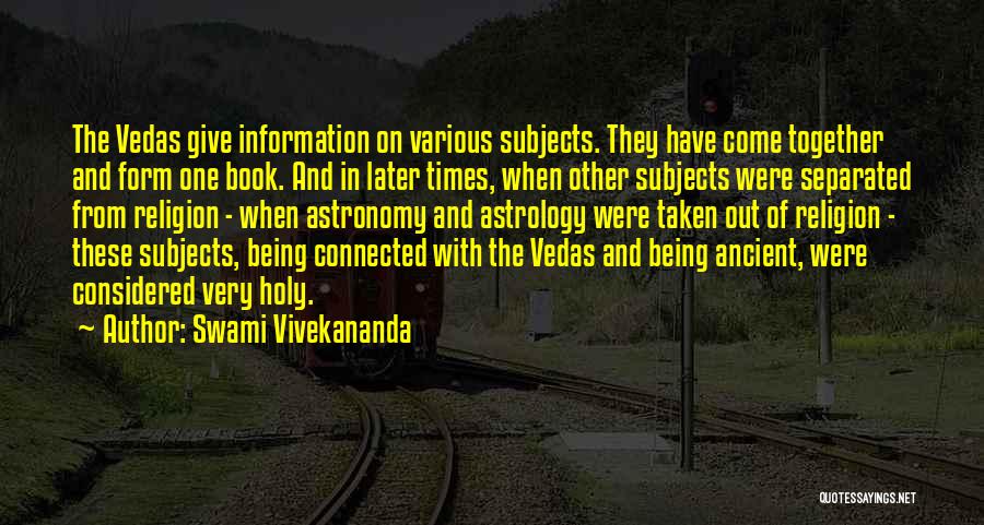 Vedas Quotes By Swami Vivekananda