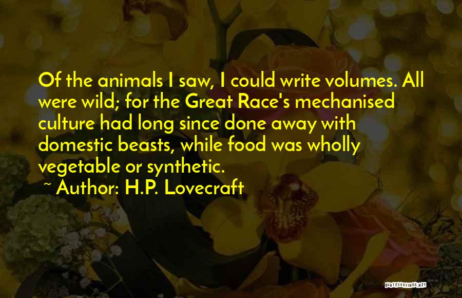 Vegan Food Quotes By H.P. Lovecraft