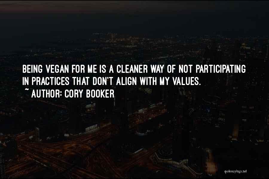 Vegan Quotes By Cory Booker