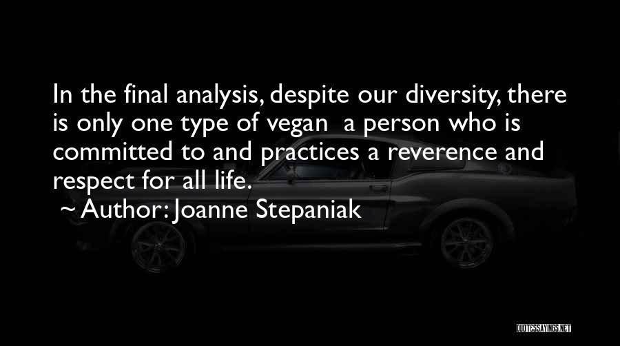 Vegan Quotes By Joanne Stepaniak