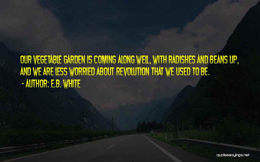 Vegetable Garden Quotes By E.B. White