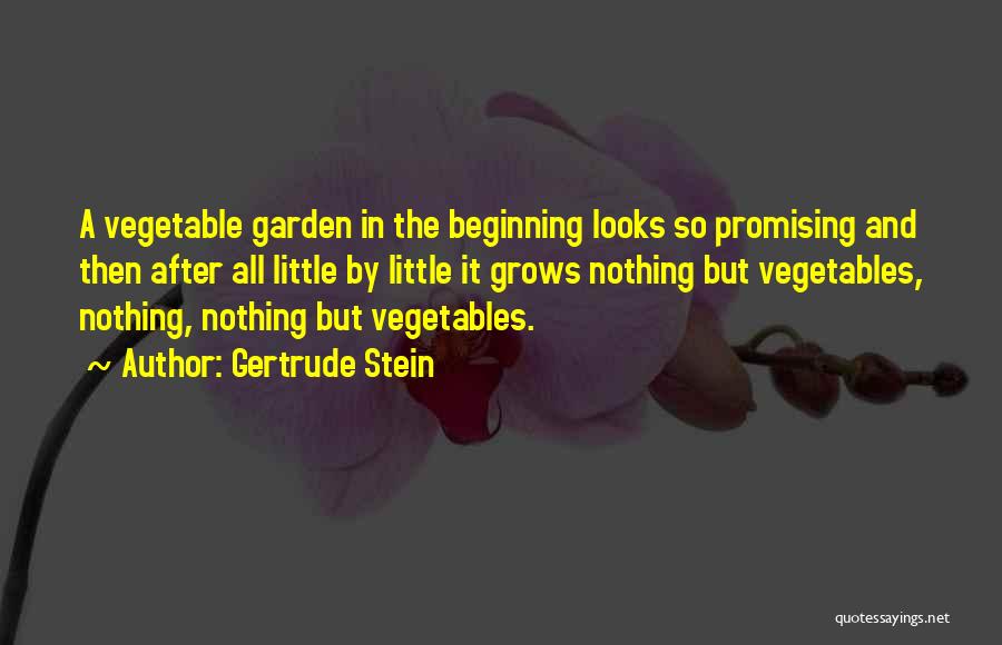 Vegetable Garden Quotes By Gertrude Stein