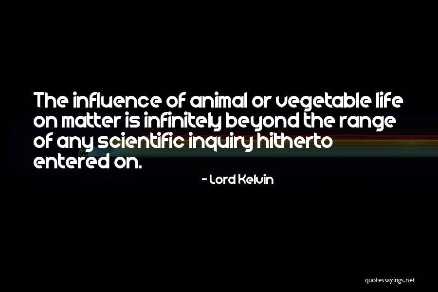 Vegetable Matter Quotes By Lord Kelvin Vegetable Matter Quotes By Lord Kelvin