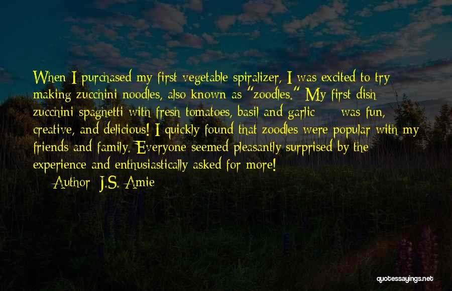 Vegetable Quotes By J.S. Amie